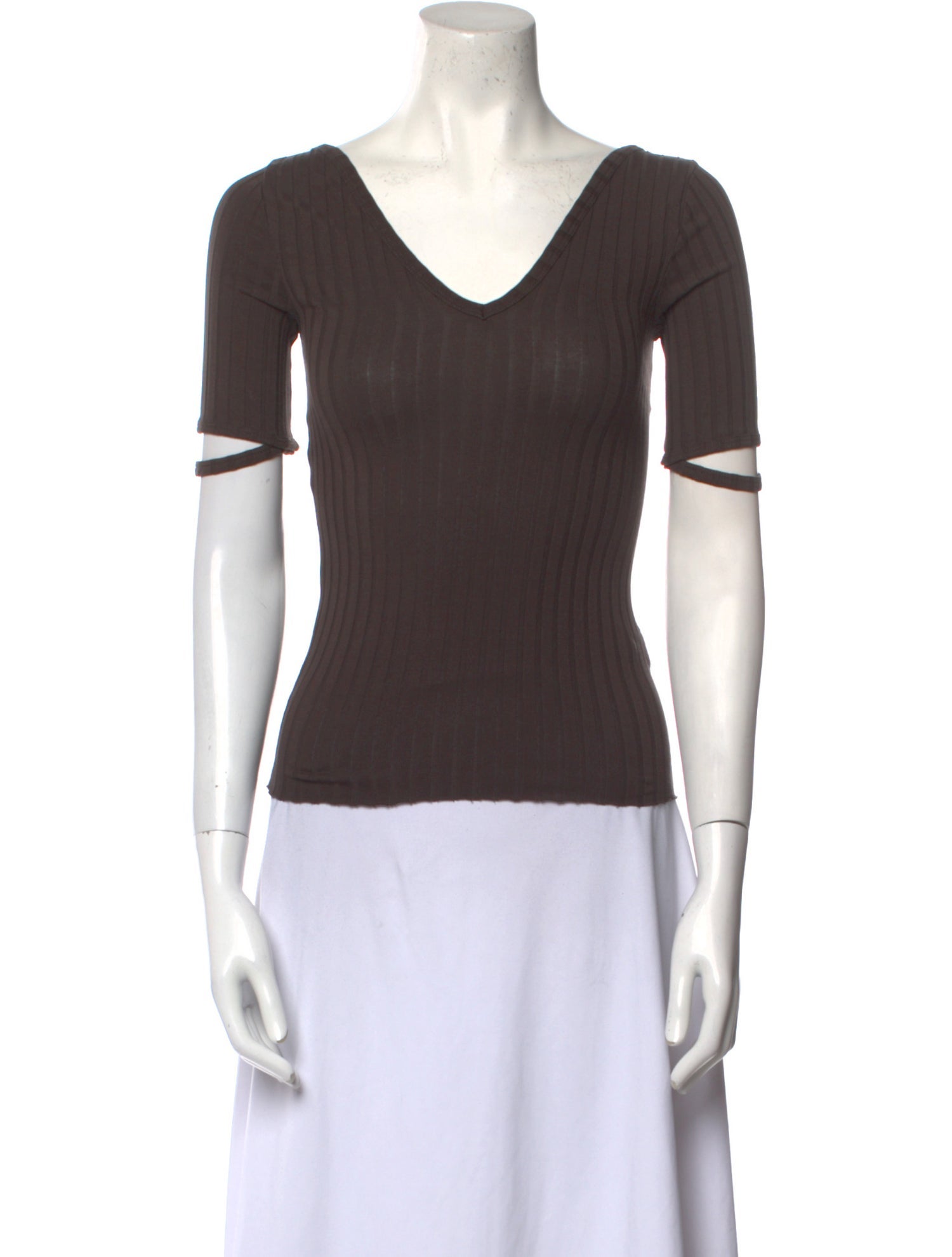 Helmut Lang V-Neck Short Sleeve T-Shirt