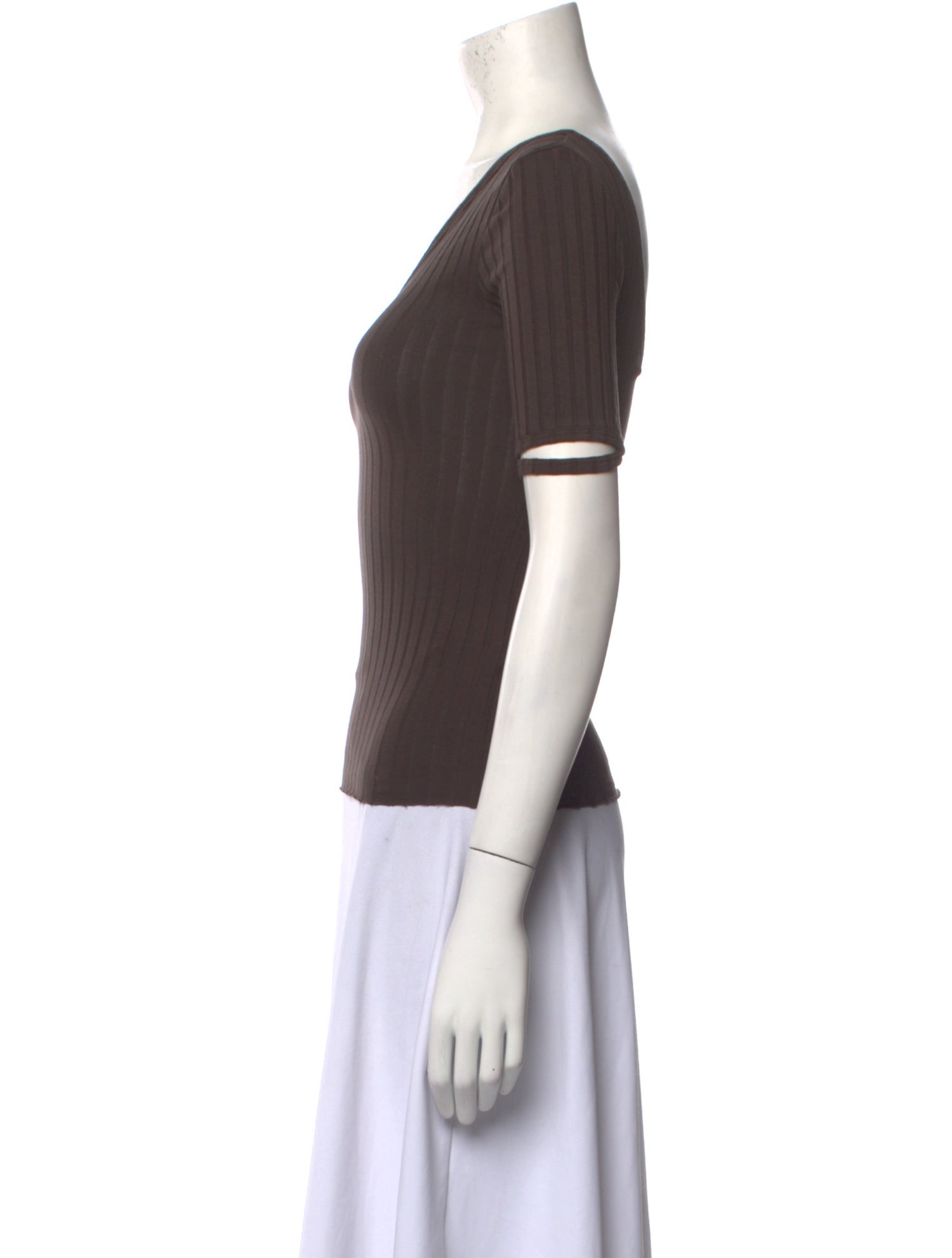Helmut Lang V-Neck Short Sleeve T-Shirt