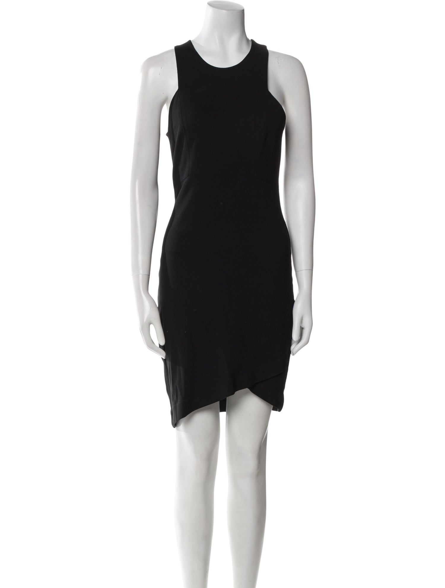 Helmut Lang Crew Neck Knee-Length Dress