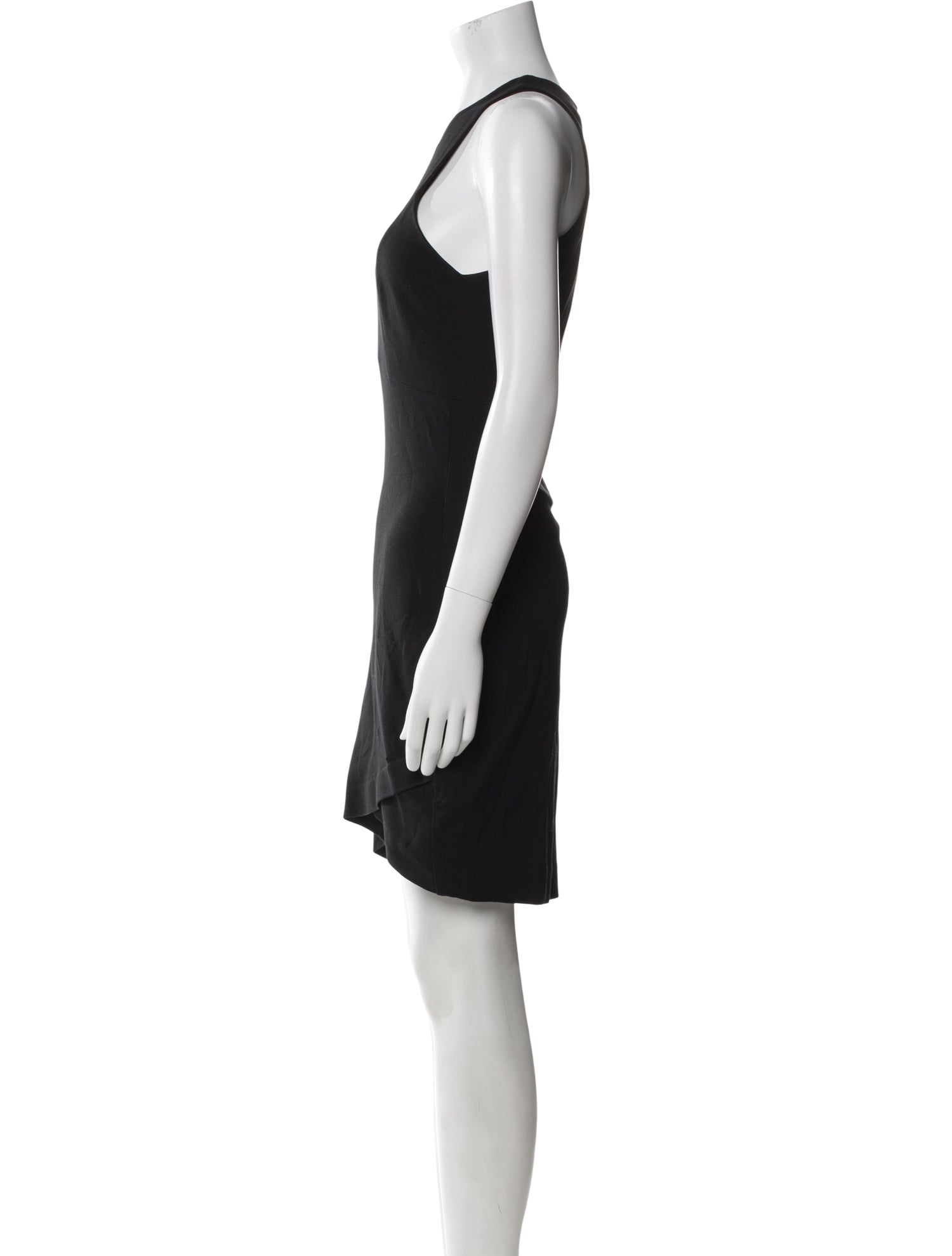 Helmut Lang Crew Neck Knee-Length Dress