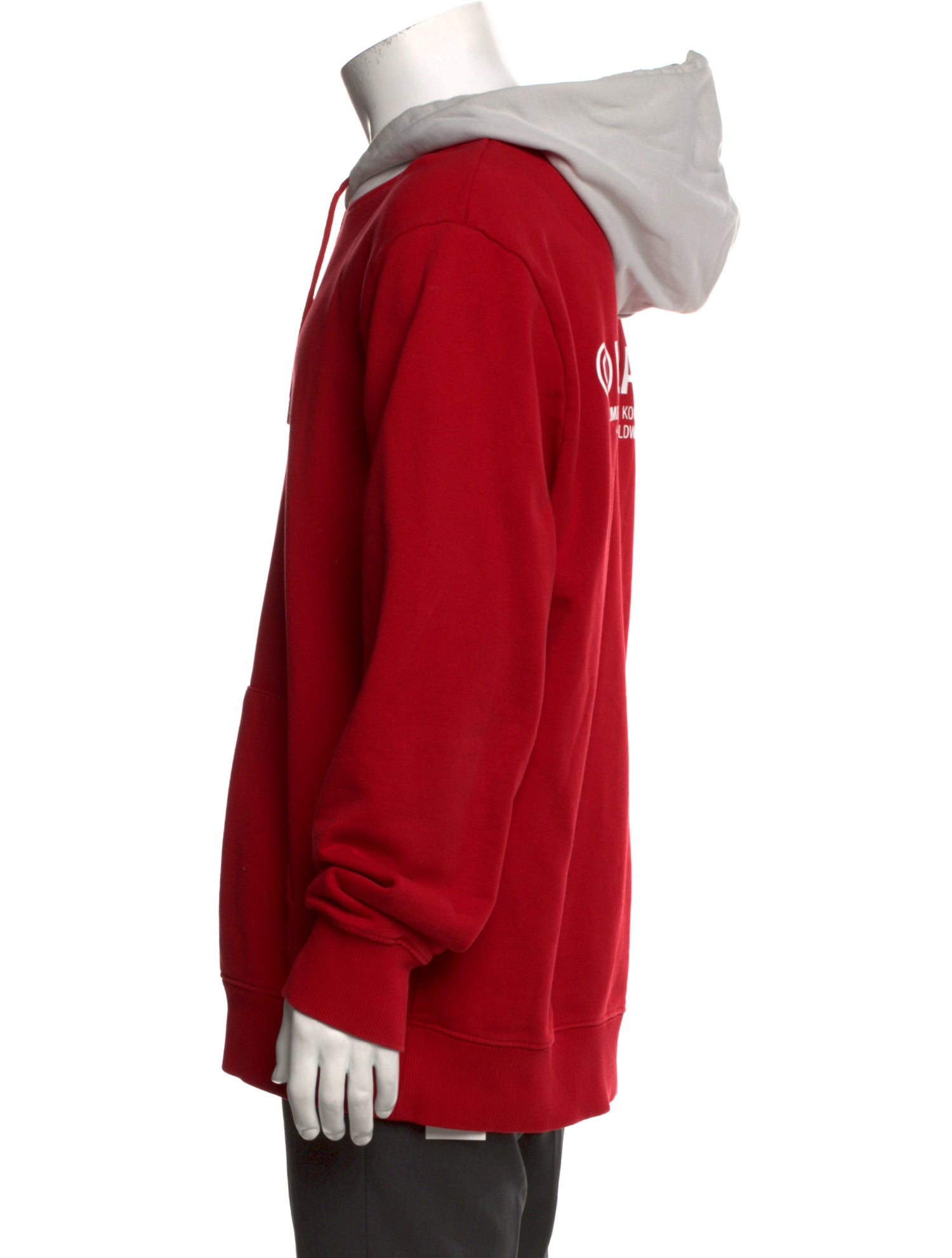 Helmut Lang Graphic Print Crew Neck Hoodie