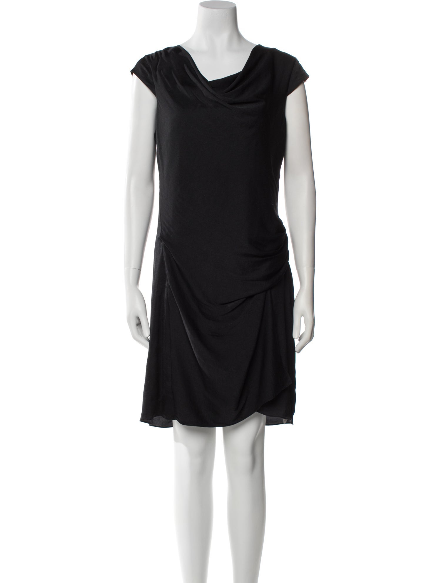 Helmut Lang Cowl Neck Knee-Length Dress