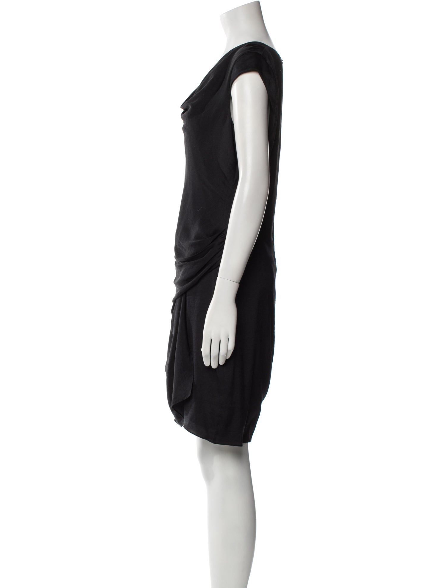 Helmut Lang Cowl Neck Knee-Length Dress