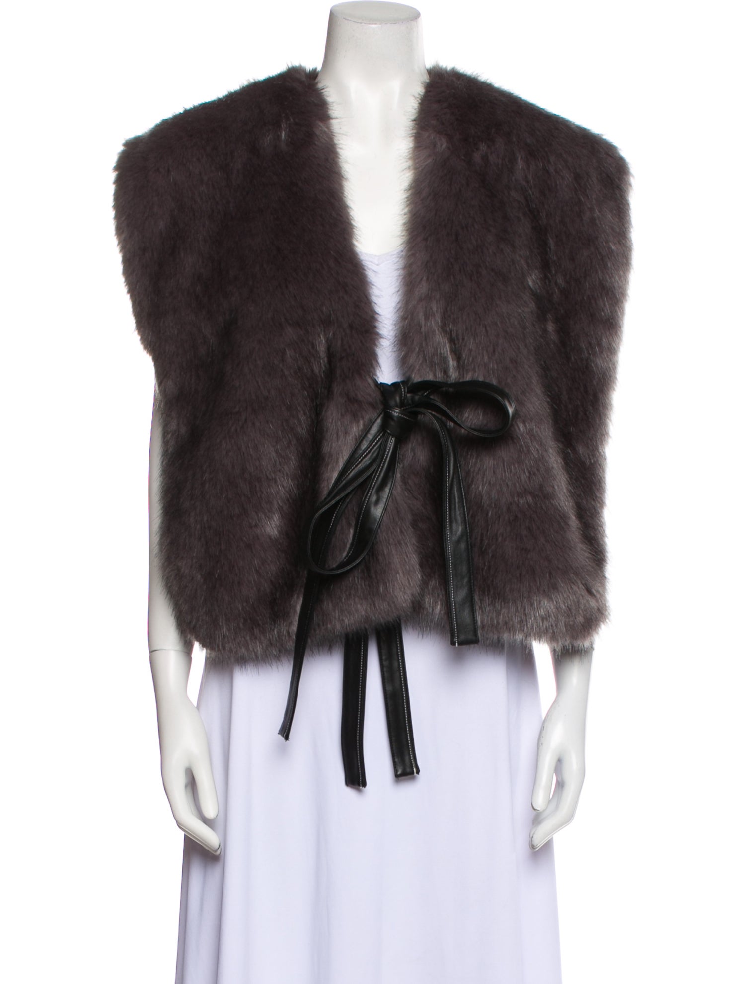Helmut Lang Faux Fur Shawl
