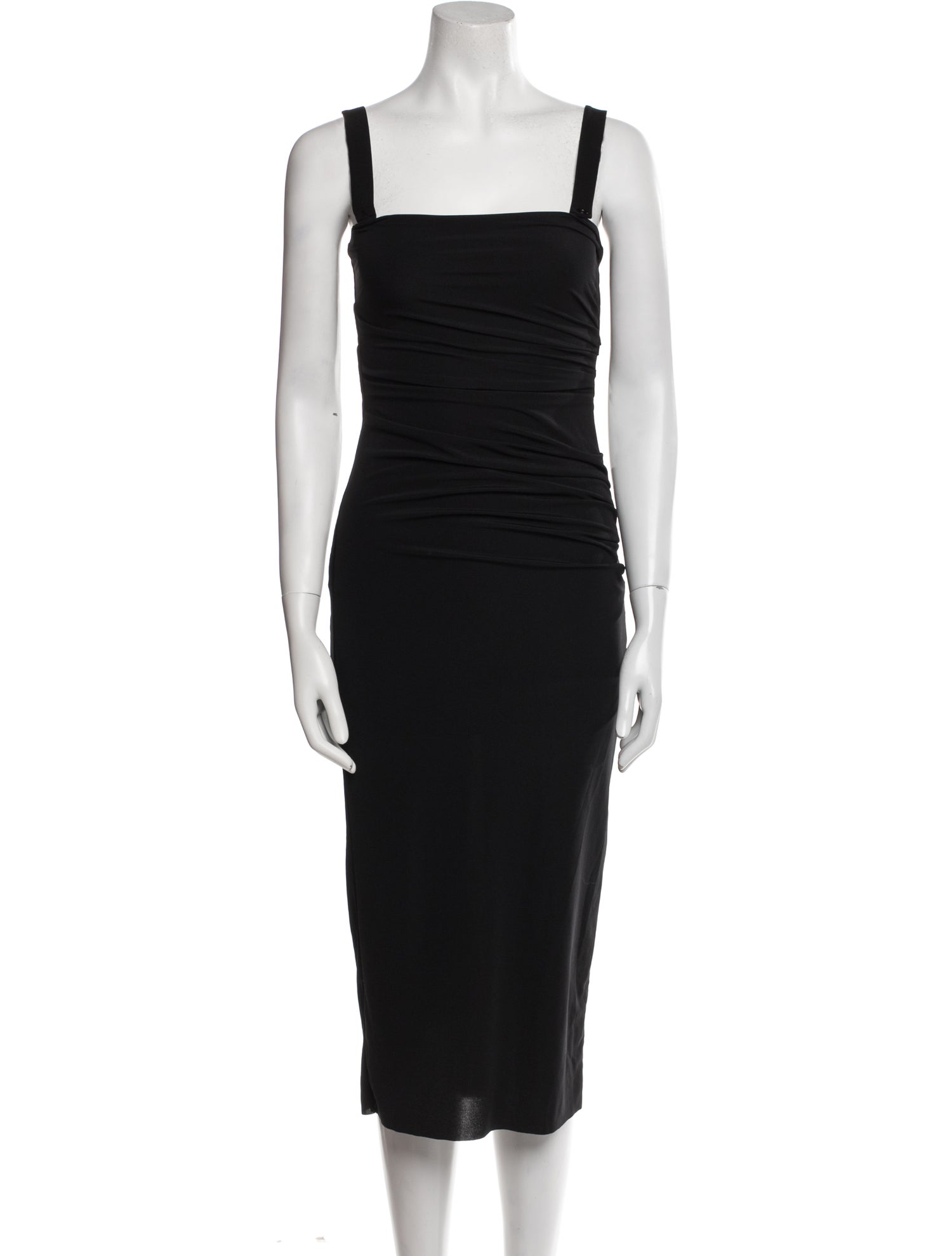 Helmut Lang Square Neckline Midi Length Dress w/ Tags