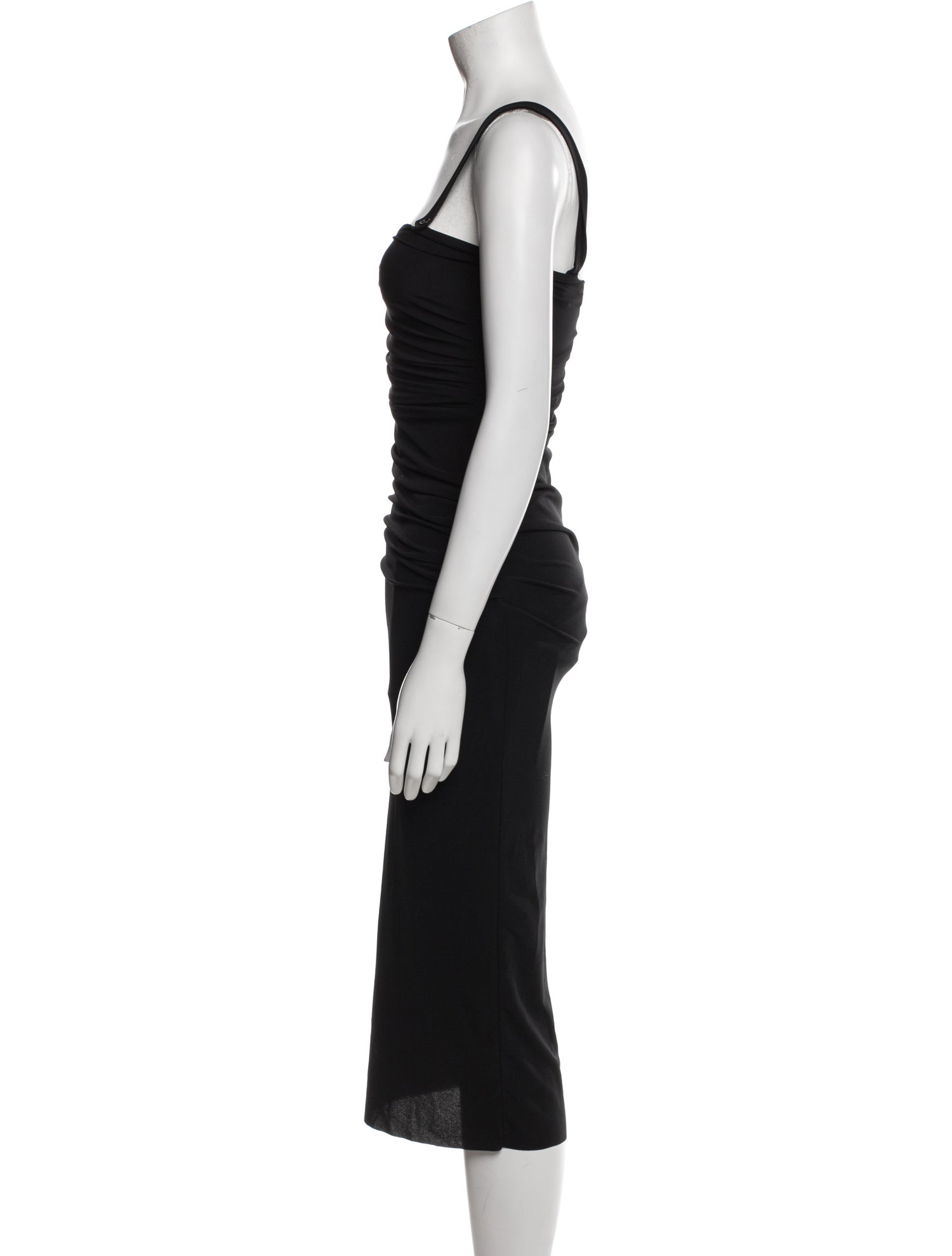 Helmut Lang Square Neckline Midi Length Dress w/ Tags