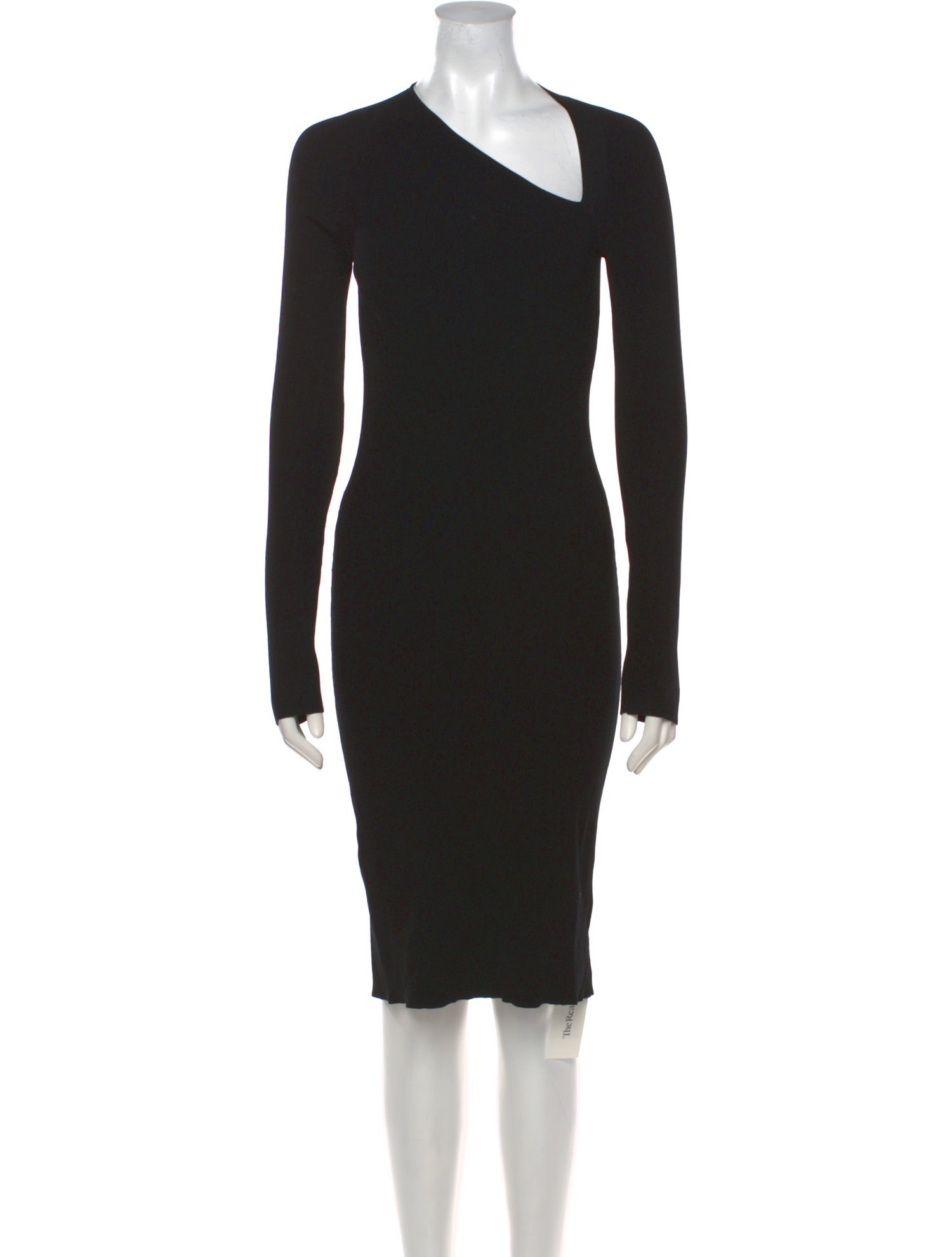 Helmut Lang V-Neck Knee-Length Dress