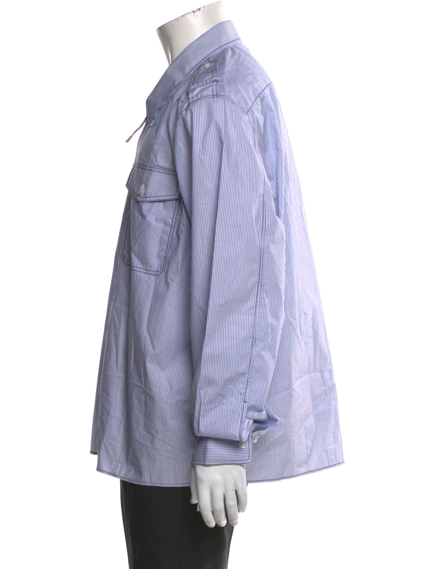 Helmut Lang Striped Long Sleeve Shirt