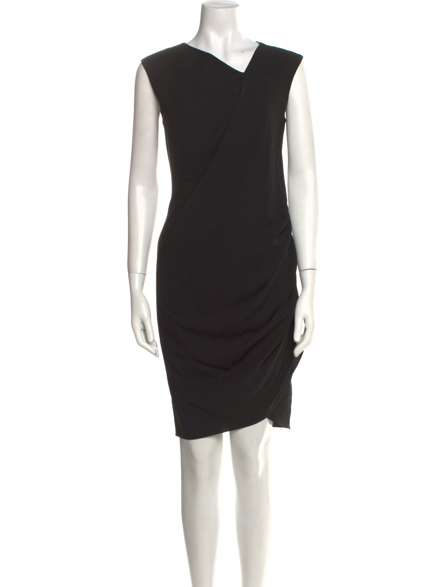 Helmut Lang Asymmetrical Knee-Length Dress