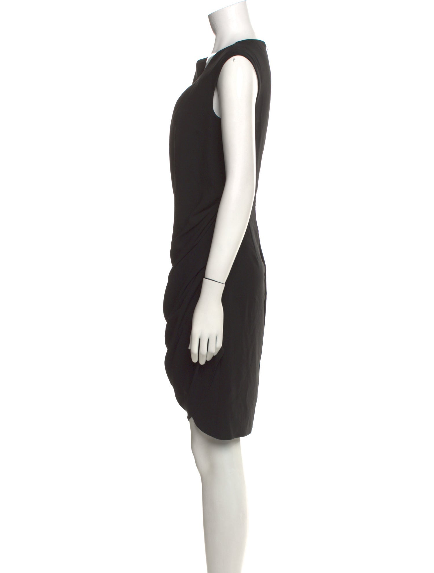 Helmut Lang Asymmetrical Knee-Length Dress