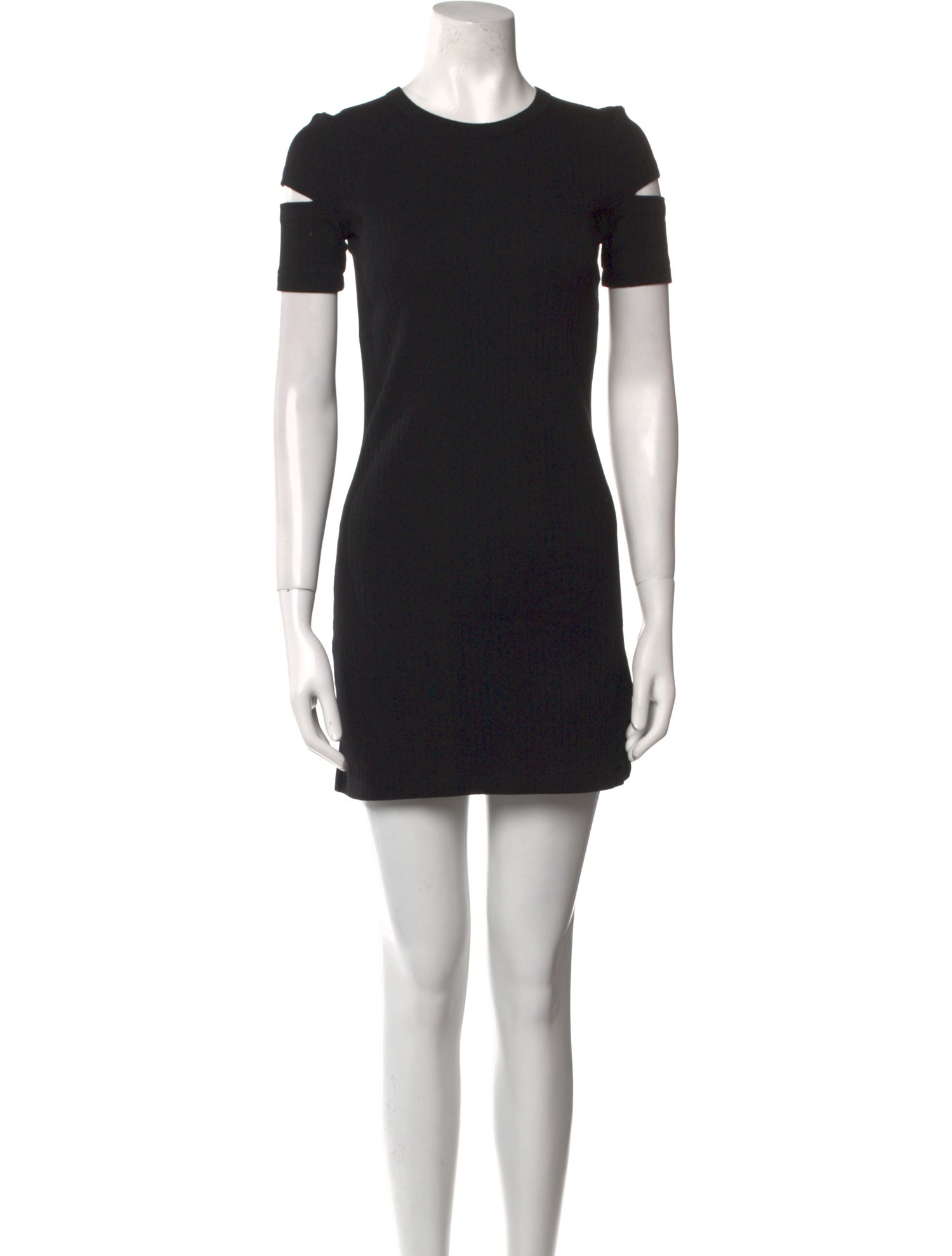 Helmut Lang Crew Neck Mini Dress