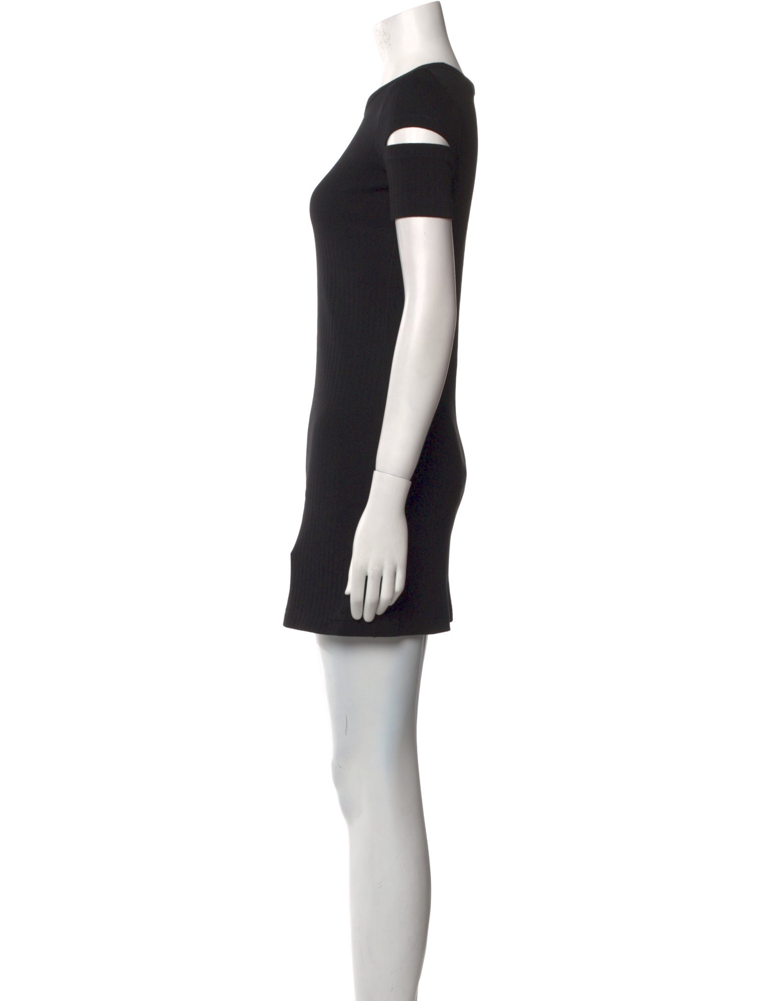 Helmut Lang Crew Neck Mini Dress