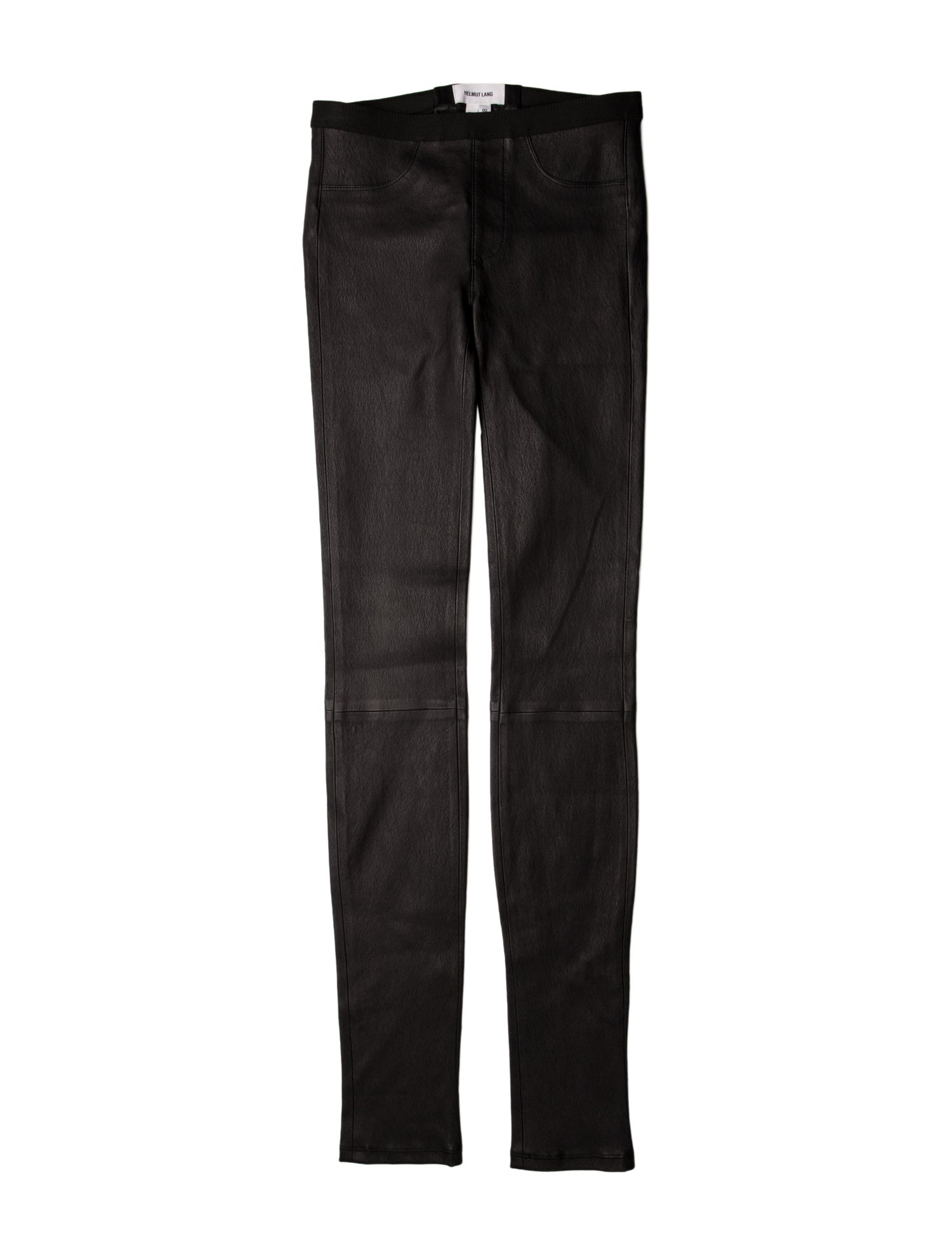 Helmut Lang Lamb Leather Skinny Leg Pants w/ Tags
