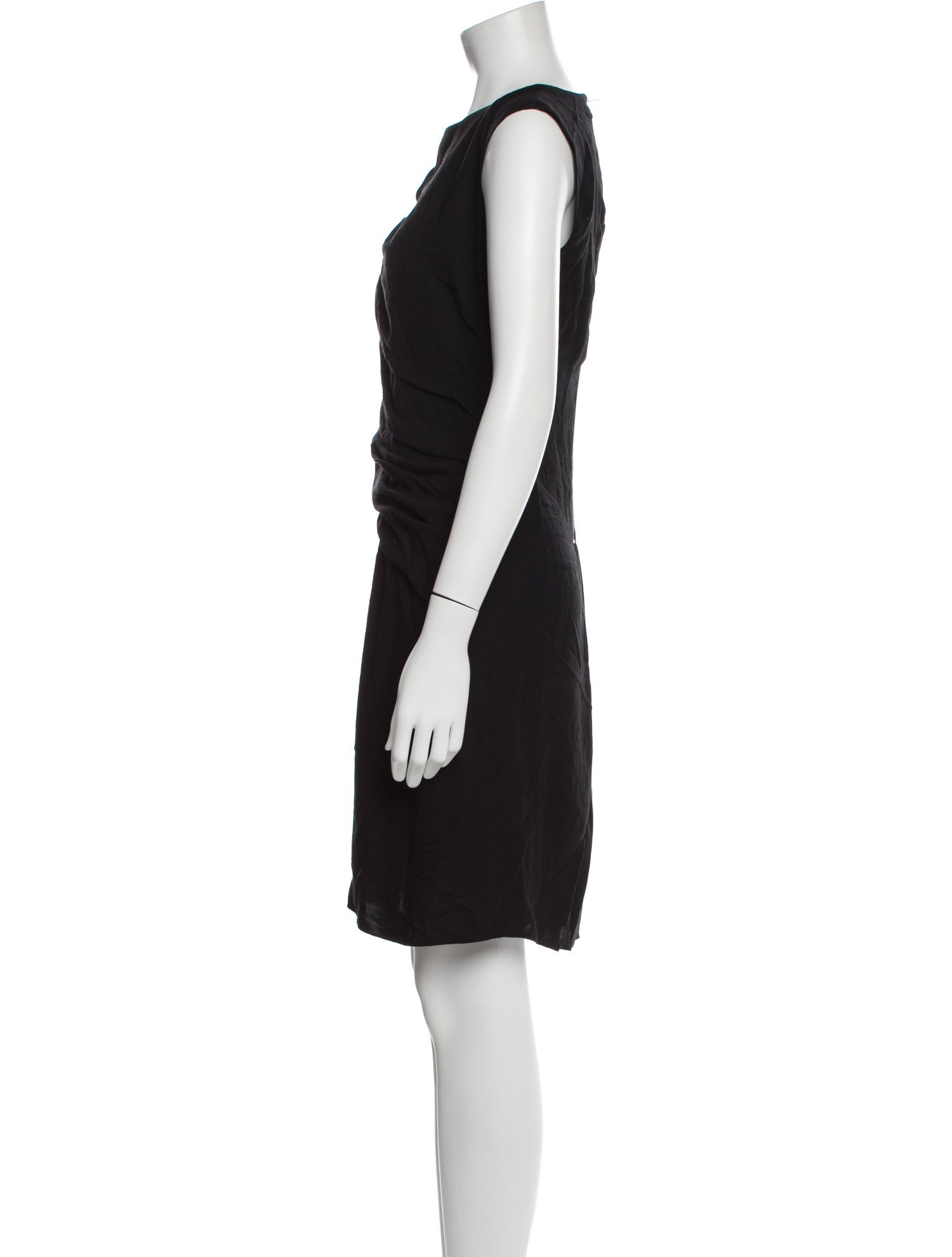 Helmut Lang Crew Neck Mini Dress