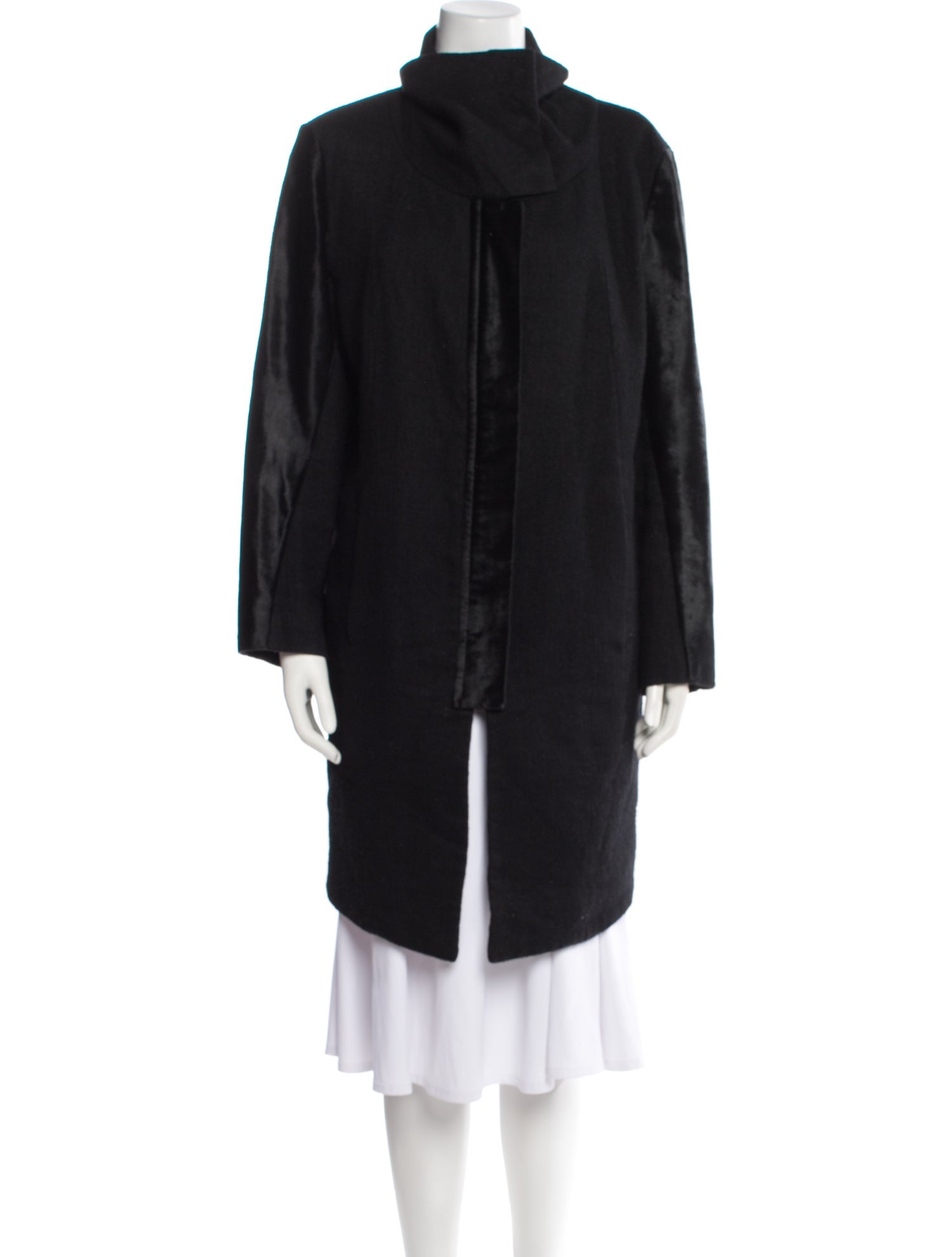 Helmut Lang Faux Fur Coat