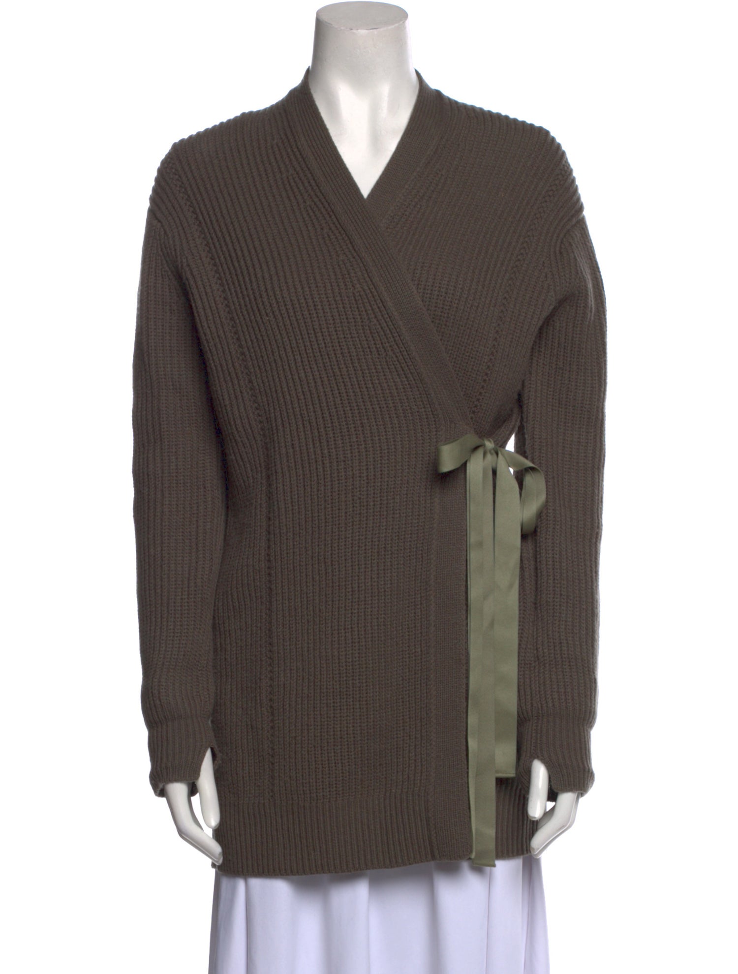 Helmut Lang Wool V-Neck Sweater