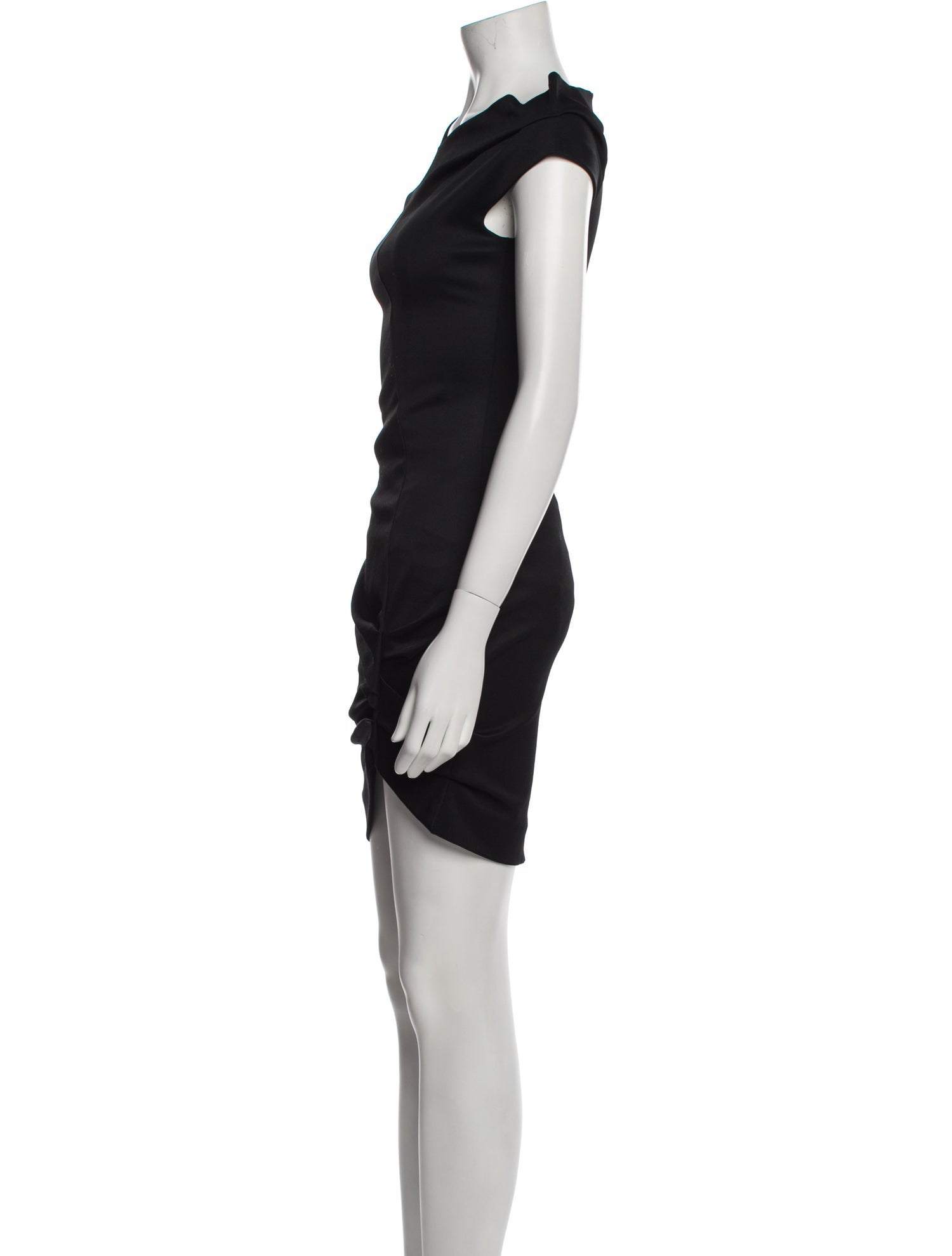 Helmut Lang Asymmetrical Mini Dress