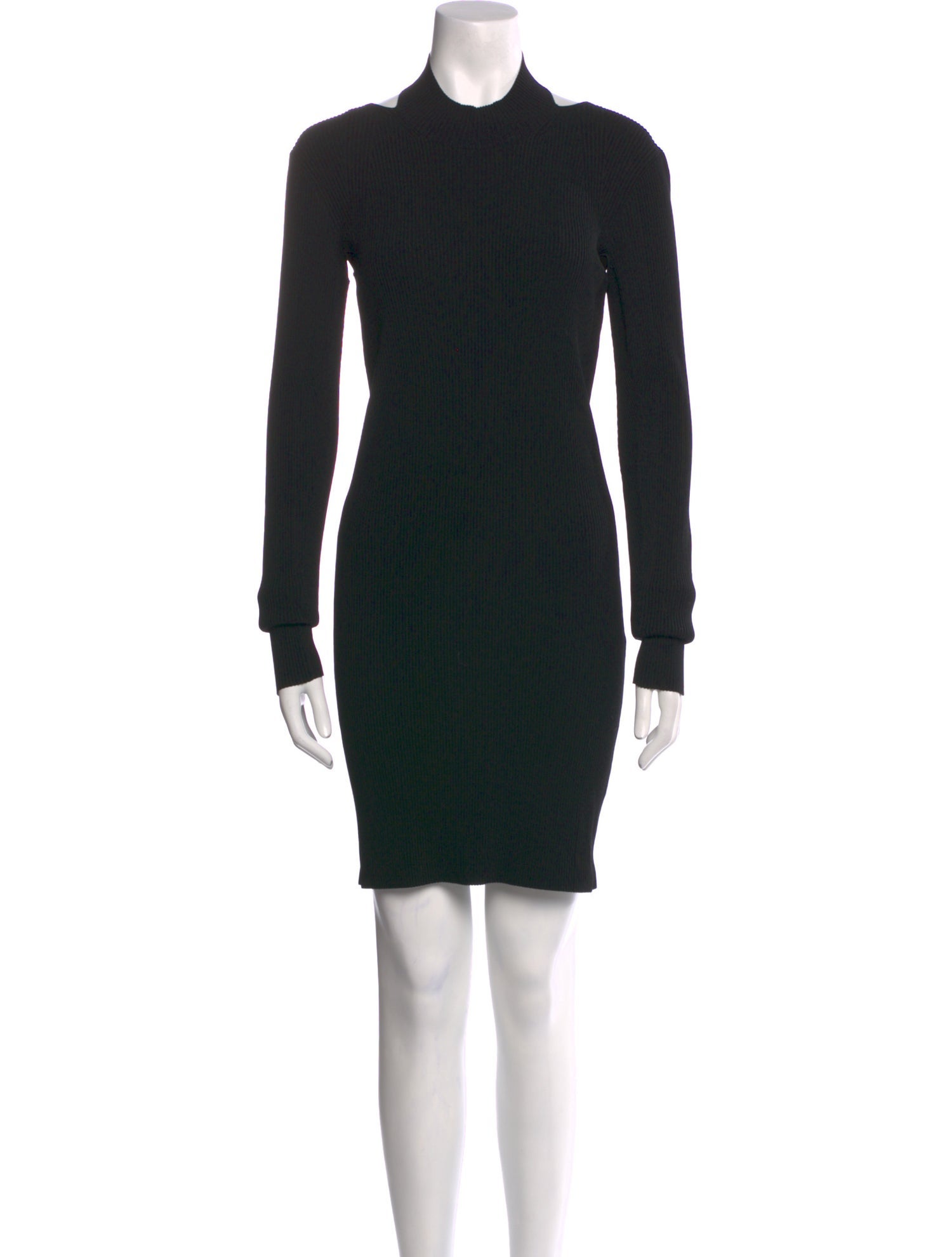 Helmut Lang Mock Neck Mini Dress