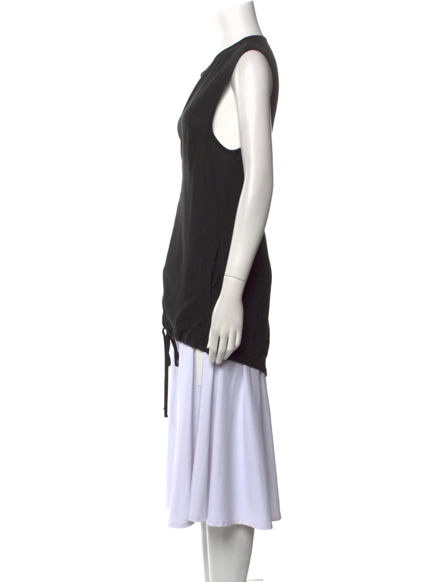 Helmut Lang Crew Neck Short Sleeve Tank Top