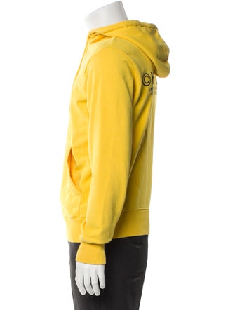 Helmut Lang Graphic Print V-Neck Hoodie