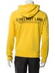 Helmut Lang Graphic Print V-Neck Hoodie