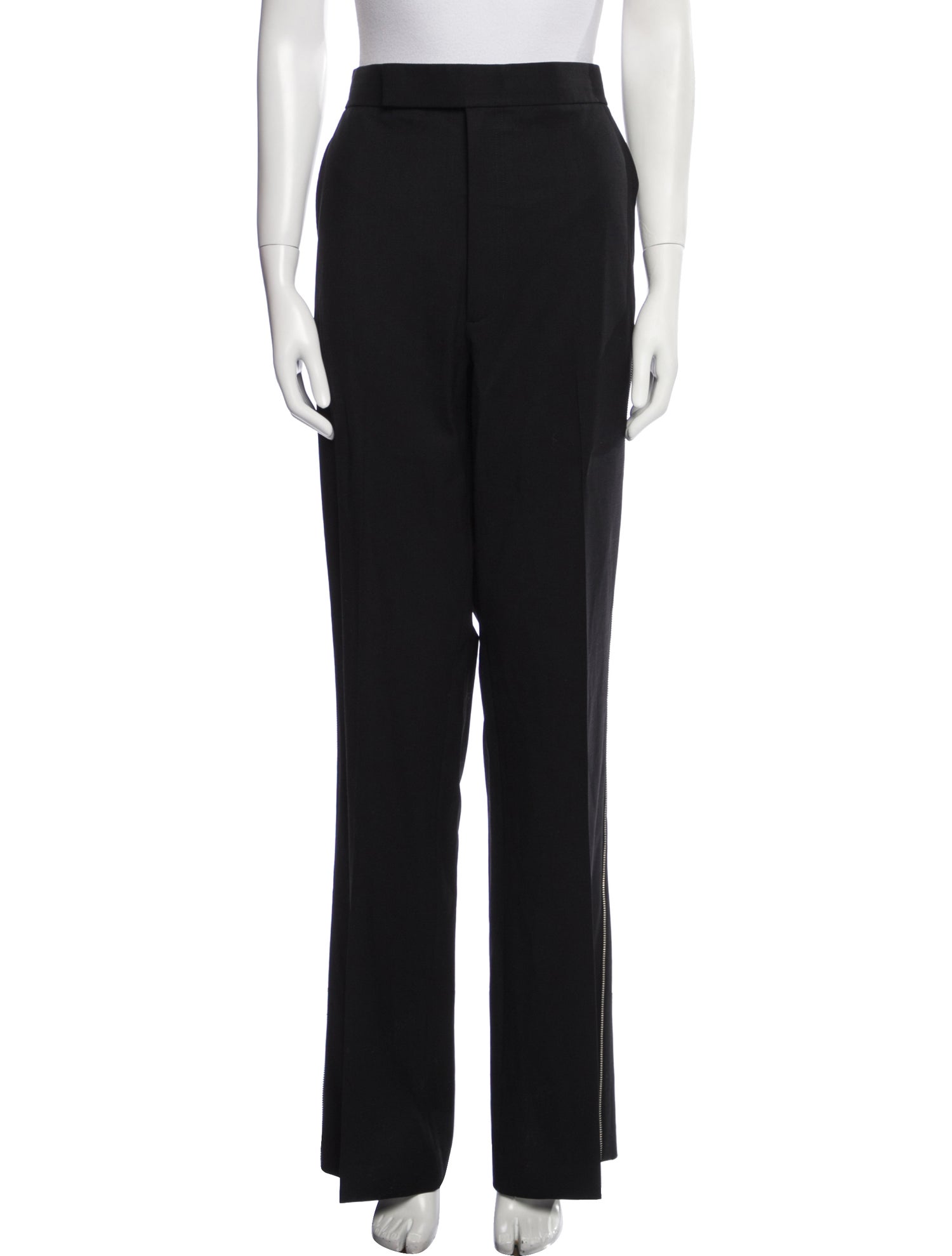 Helmut Lang Virgin Wool Straight Leg Pants