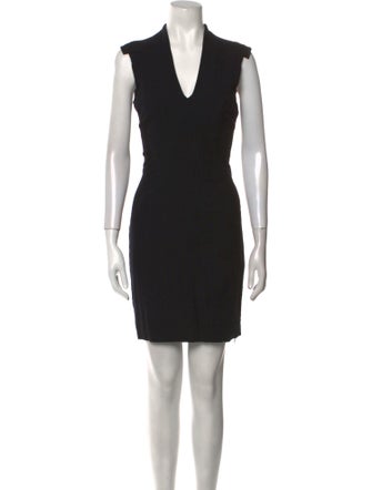 Helmut Lang V-Neck Mini Dress
