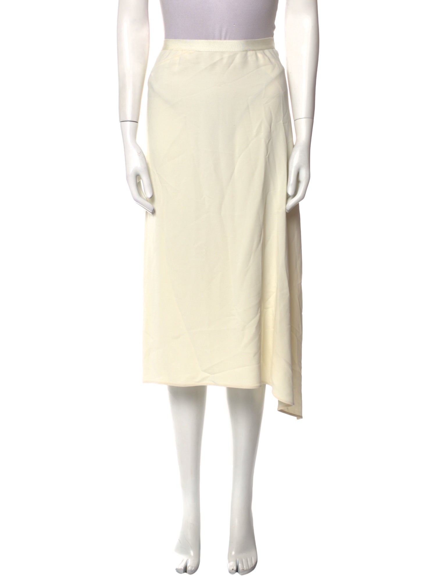 Helmut Lang Ruffle Embellishment Knee-Length Skirt