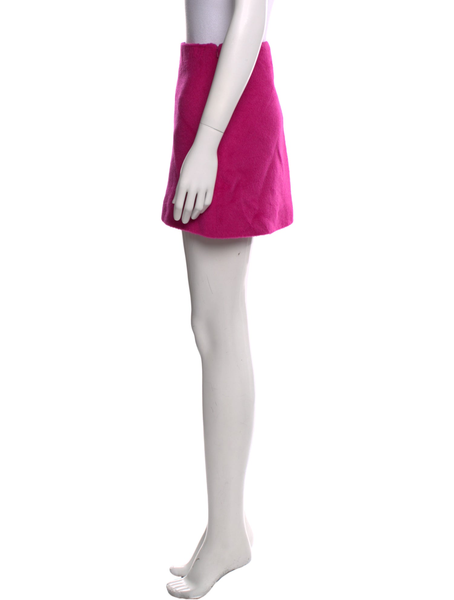 Helmut Lang Alpaca Mini Skirt