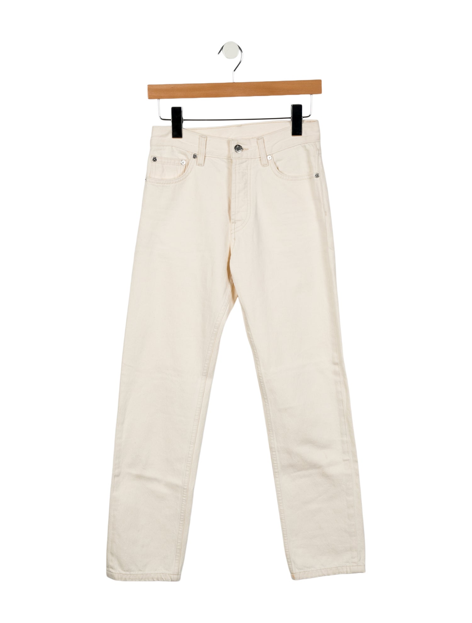 Helmut Lang Mid-Rise Straight Leg Jeans