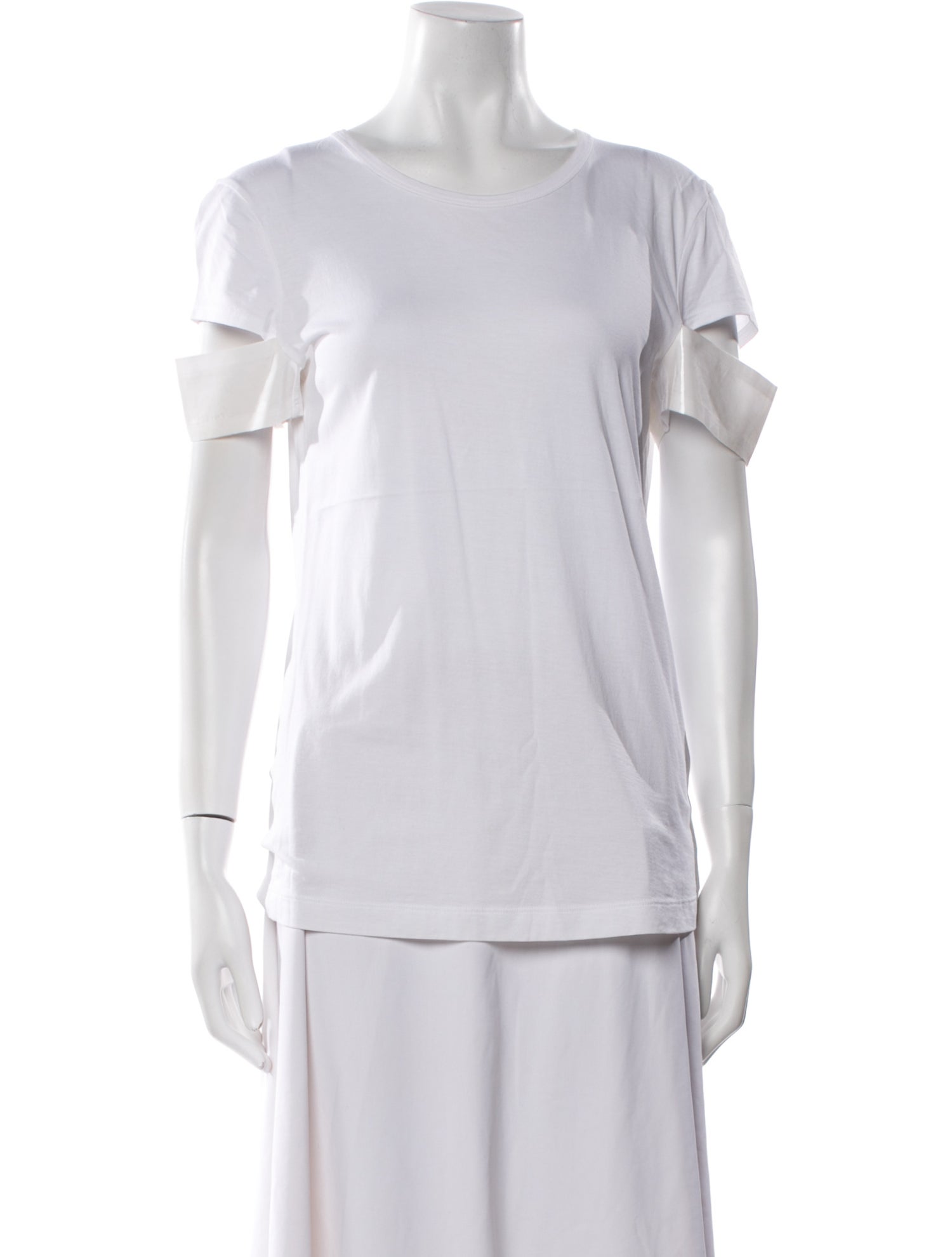 Helmut Lang Scoop Neck Short Sleeve T-Shirt