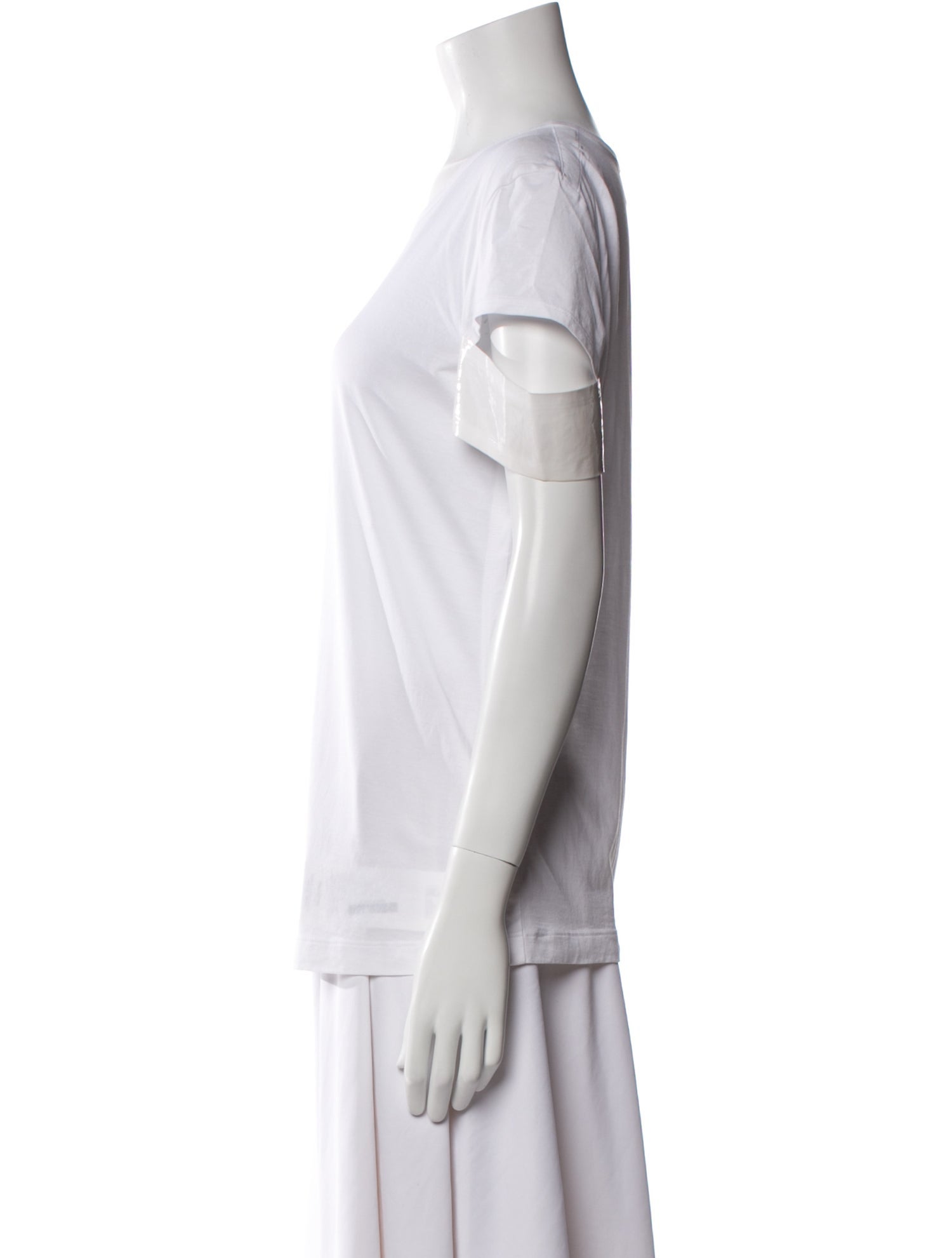 Helmut Lang Scoop Neck Short Sleeve T-Shirt