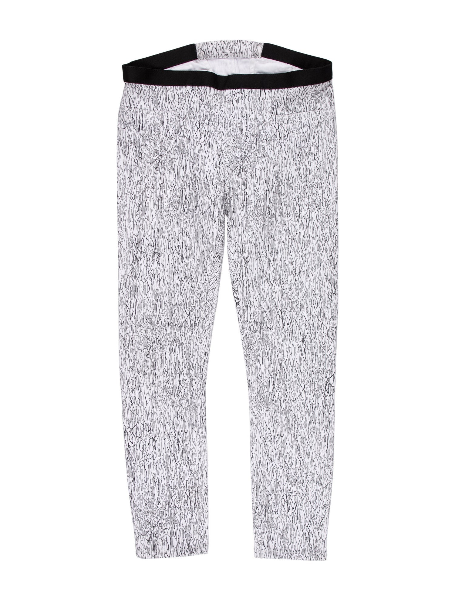Helmut Lang Printed Skinny Leg Pants
