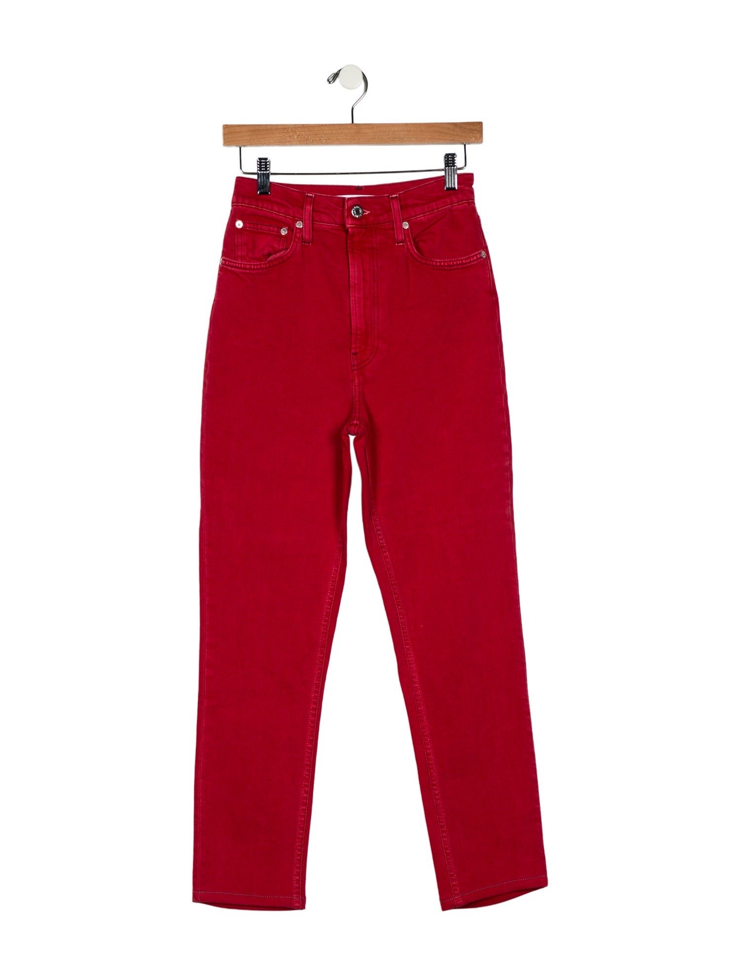 Helmut Lang High-Rise Straight Leg Jeans