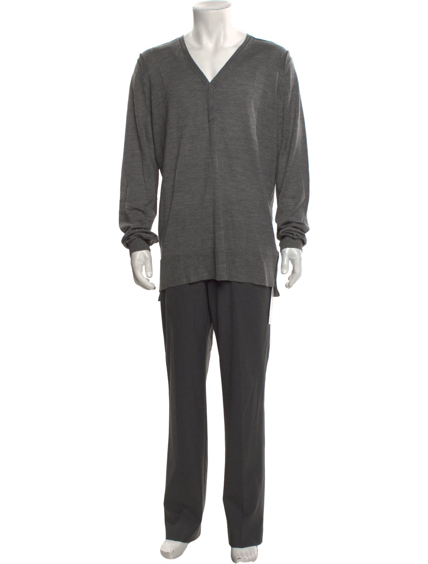 Helmut Lang Wool V-Neck Pullover w/ Tags