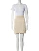 Helmut Lang Wool Distressed Accents Skirt Set