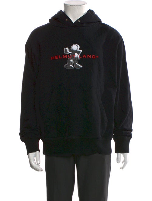 Helmut Lang Graphic Print Crew Neck Hoodie