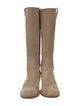 Helmut Lang Suede Riding Boots