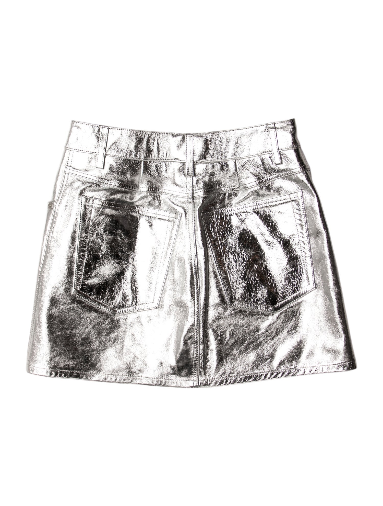 Helmut Lang Leather Mini Skirt