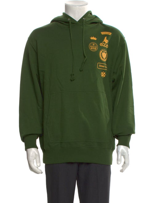 Helmut Lang Graphic Print Crew Neck Hoodie