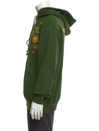 Helmut Lang Graphic Print Crew Neck Hoodie