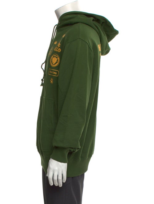 Helmut Lang Graphic Print Crew Neck Hoodie