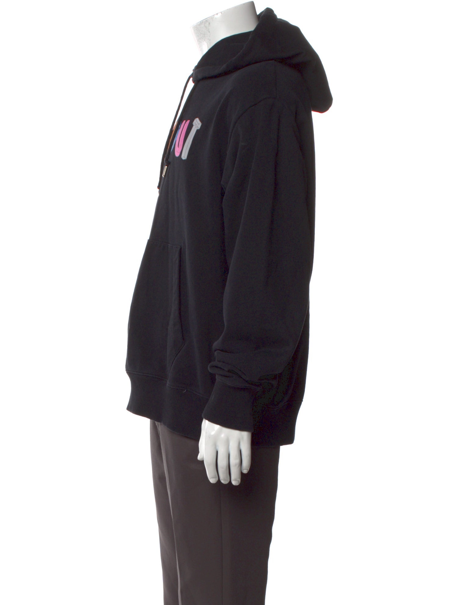 Helmut Lang Graphic Print Crew Neck Hoodie