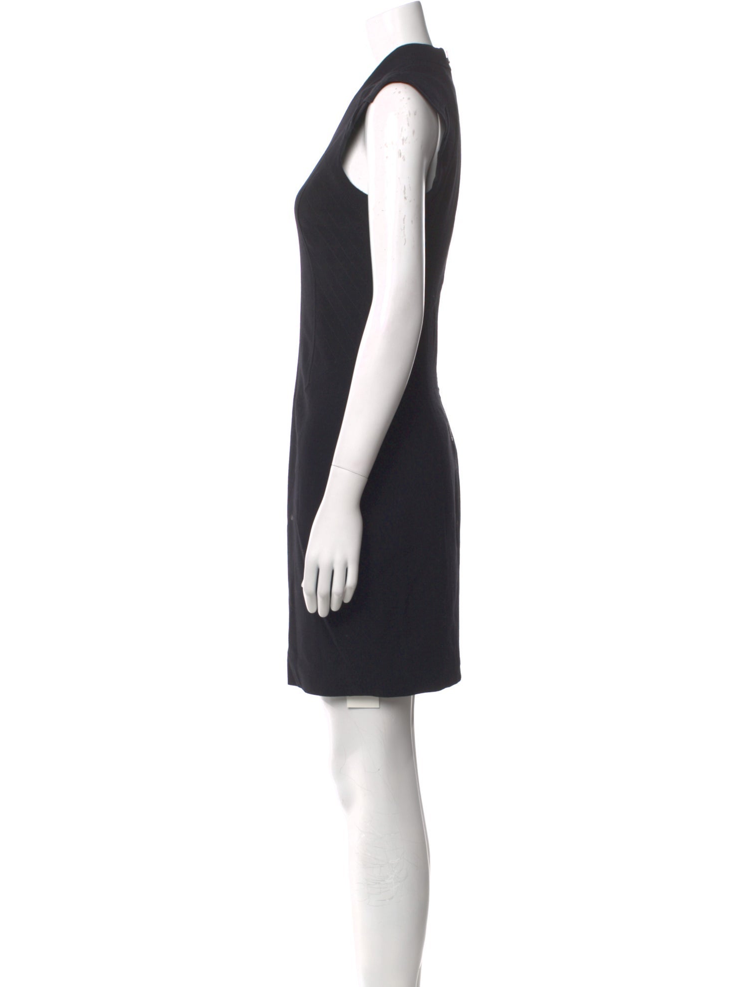 Helmut Lang V-Neck Mini Dress