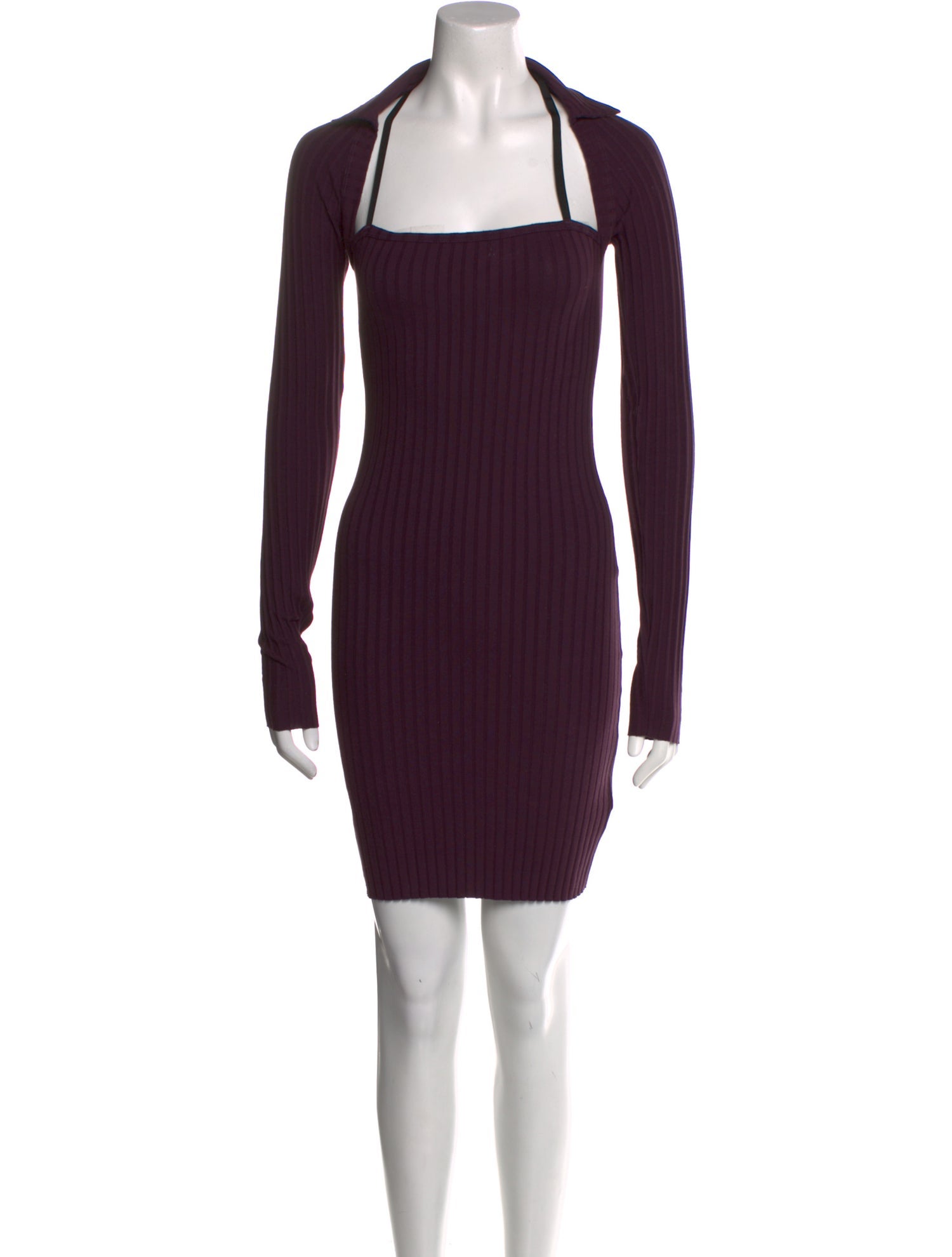 Helmut Lang Square Neckline Mini Dress