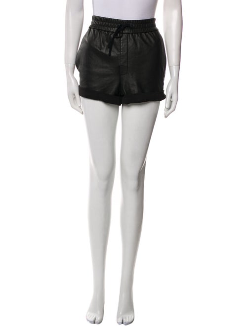 Helmut Lang Leather Mini Shorts