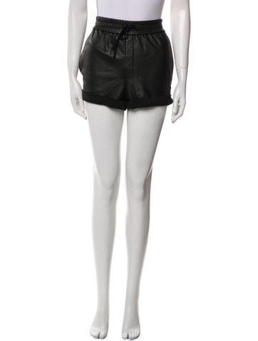 Helmut Lang Shorts Leather Mini M