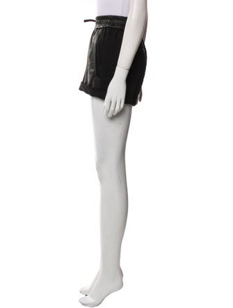 Helmut Lang Leather Mini Shorts