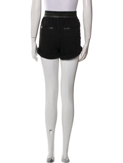Helmut Lang Leather Mini Shorts