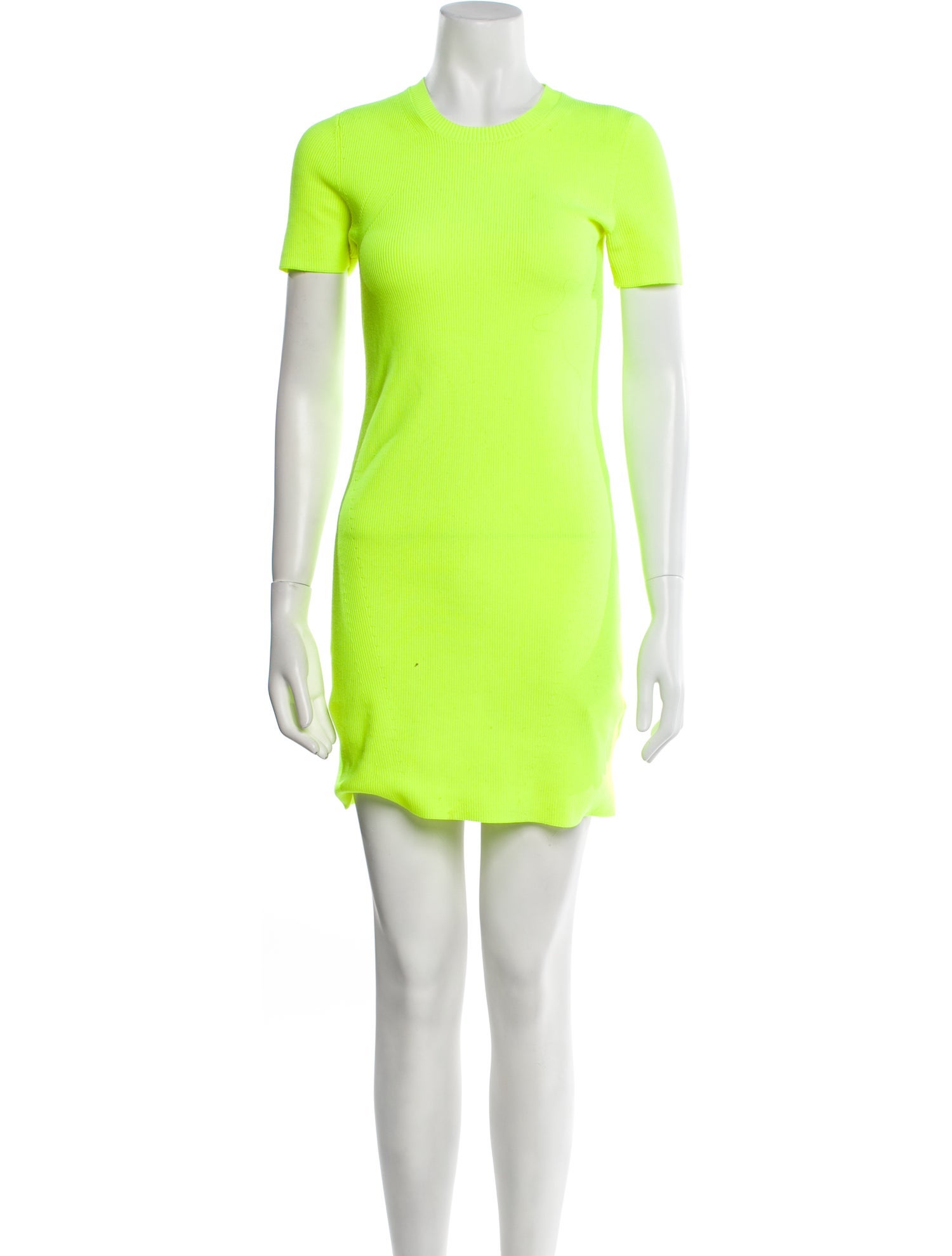 Helmut Lang Crew Neck Mini Dress